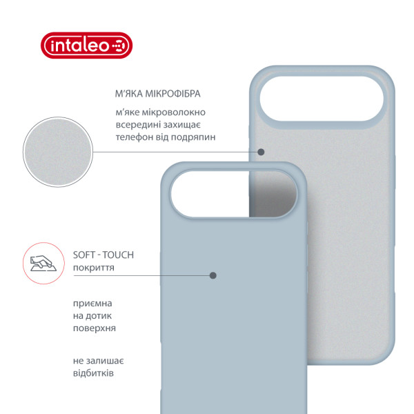 Фото - Чехол для смартфона Intaleo Silicone Case for Apple iPhone 17 Air Blue (1283126630453)