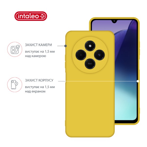 Фото - Чохол для смартфону Intaleo Silicone Case for Xiaomi Redmi 14C 4G Yellow (1283126617027)