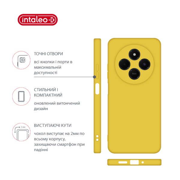 Фото - Чохол для смартфону Intaleo Silicone Case for Xiaomi Redmi 14C 4G Yellow (1283126617027)