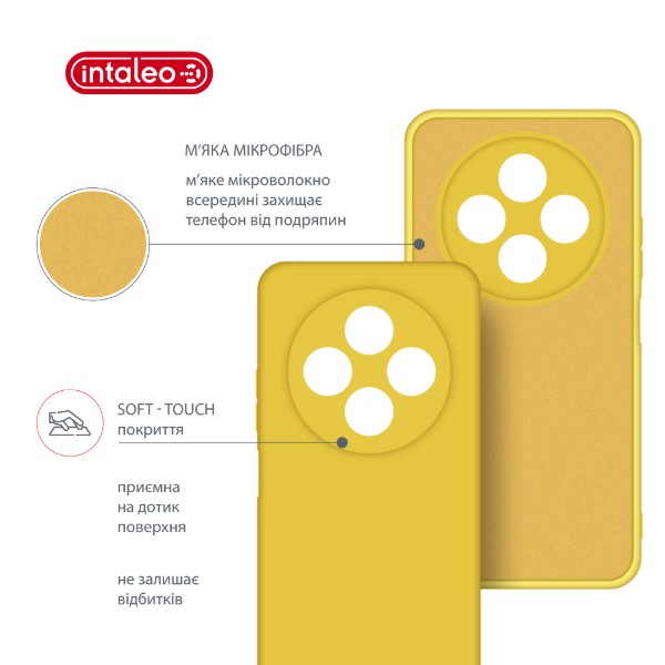 Фото - Чохол для смартфону Intaleo Silicone Case for Xiaomi Redmi 14C 4G Yellow (1283126617027)