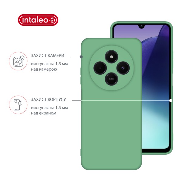 Фото - Чохол для смартфону Intaleo Silicone Case for Xiaomi Redmi 14C 4G Green (1283126617041)
