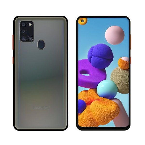 Фото - Чохол для смартфону Intaleo Smoky for Samsung A21S Black (1283126503696)
