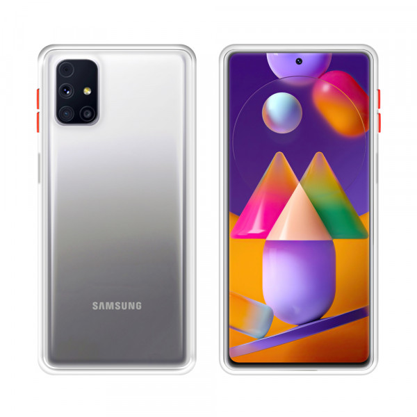 Фото - Чехол для смартфона Intaleo Smoky for Samsung M31s White (1283126506086)