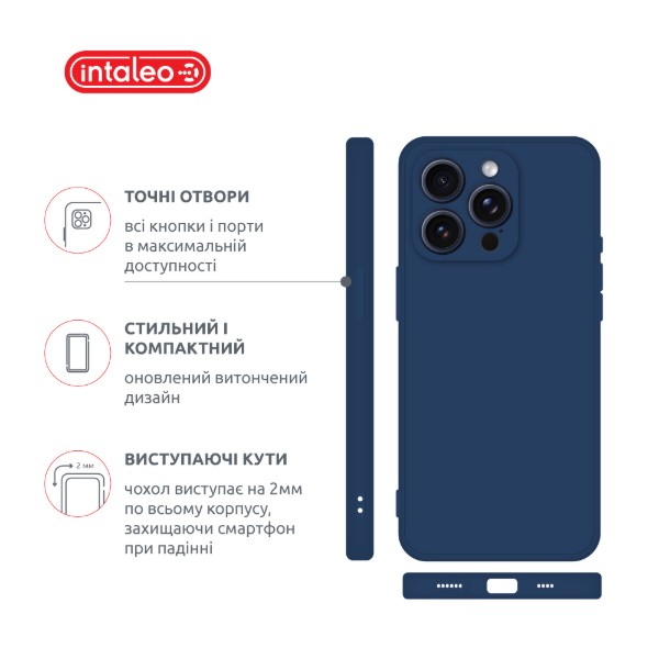 Фото - Чохол для смартфону Intaleo SoftShell for Apple iPhone 15 Pro Max (1283126585364)