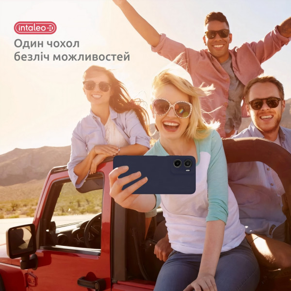Фото - Чохол для смартфону Intaleo SoftShell for Motorola Moto G05 Blue (1283126632280)