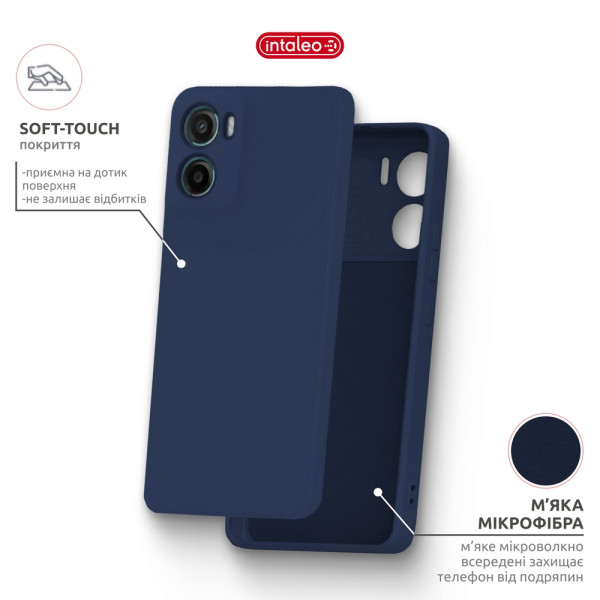Фото - Чохол для смартфону Intaleo SoftShell for Motorola Moto G05 Blue (1283126632280)
