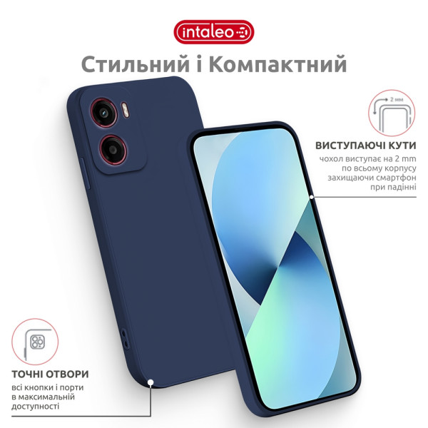 Фото - Чохол для смартфону Intaleo SoftShell for Motorola Moto G05 Blue (1283126632280)
