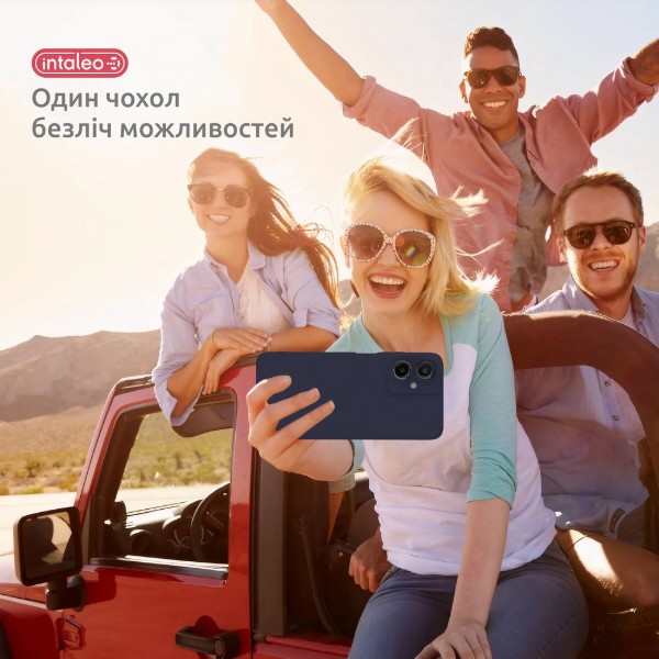 Фото - Чохол для смартфону Intaleo SoftShell for Motorola Moto G55 Blue (1283126632389)