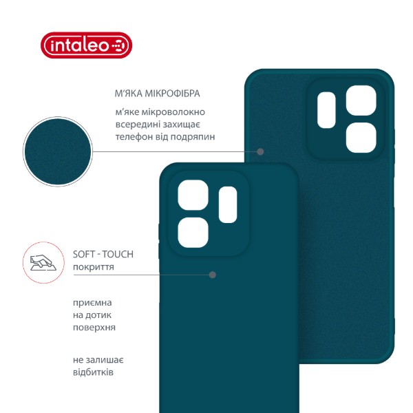 Фото - Чохол для смартфону Intaleo SoftShell for Infinix Smart 9 синій (1283126609428)