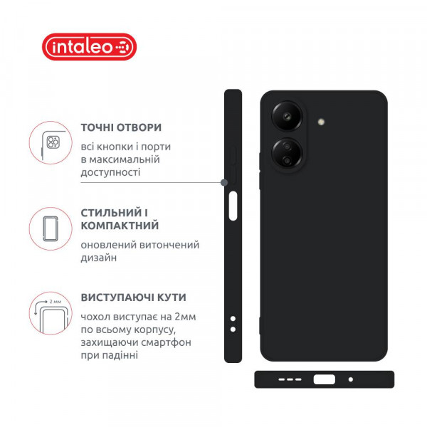 Фото - Чохол для смартфону Intaleo SoftShell for Xiaomi Redmi 13C 4G (1283126590504)
