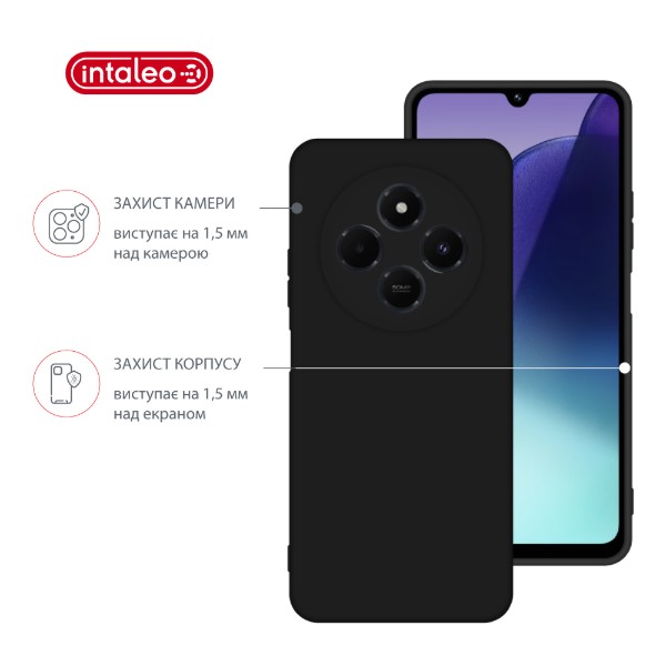 Фото - Чохол для смартфону Intaleo SoftShell for Xiaomi Redmi 14C Black (1283126606779)