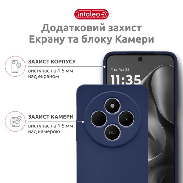 Фото - Чохол для смартфону Intaleo SoftShell for Xiaomi Redmi 14C Blue (1283126606786)