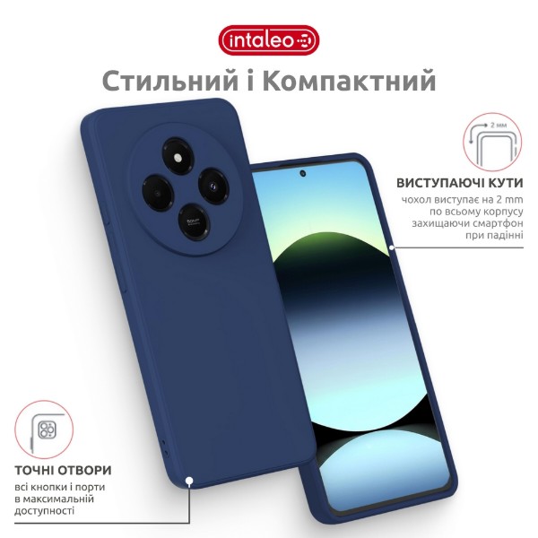 Фото - Чохол для смартфону Intaleo SoftShell for Xiaomi Redmi 14C Blue (1283126606786)