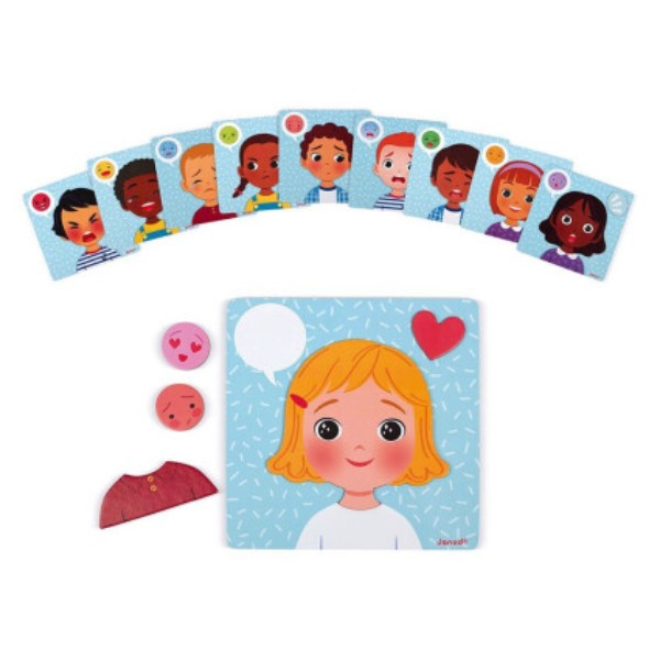 Фото - Настольная игра (3-4 года) Janod Эмоции (J08038)
