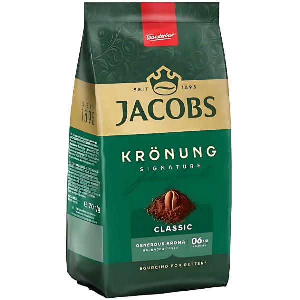 Фото - Кофе молотый Jacobs Kronung Classic 70г