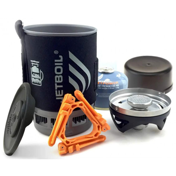 Фото - Пальник газовий Jetboil Zip 0.8 л Carbon (JB ZPCB)