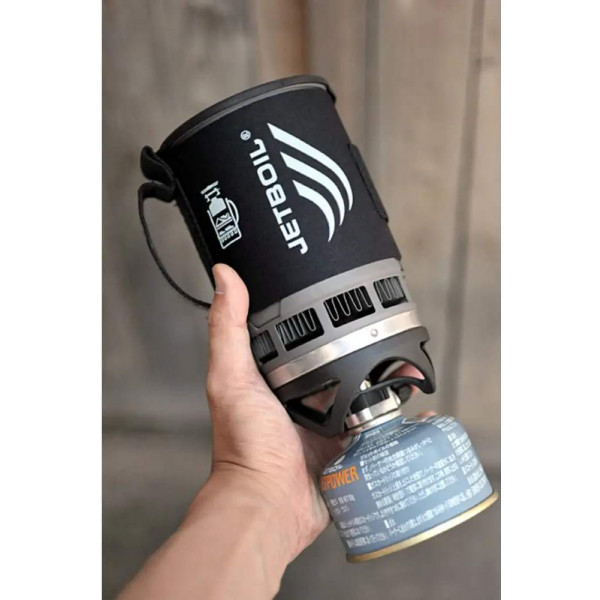 Фото - Пальник газовий Jetboil Zip 0.8 л Carbon (JB ZPCB)