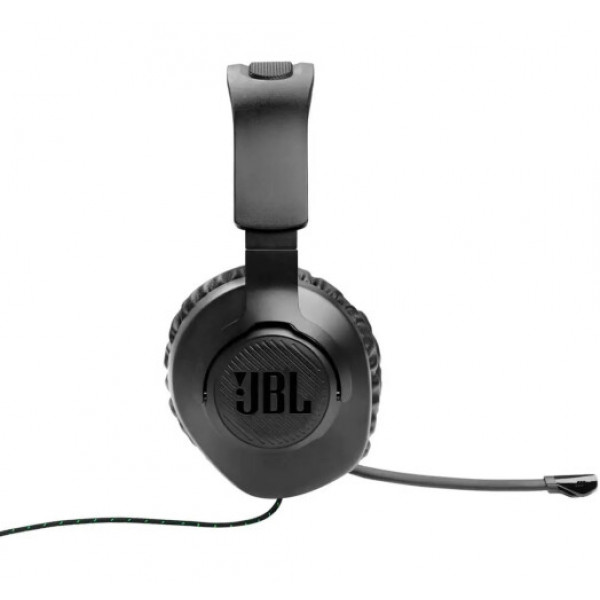 Фото - Гарнітура дротова ігрова JBL Quantum 100X Console Black (JBLQ100XBLKGRN)