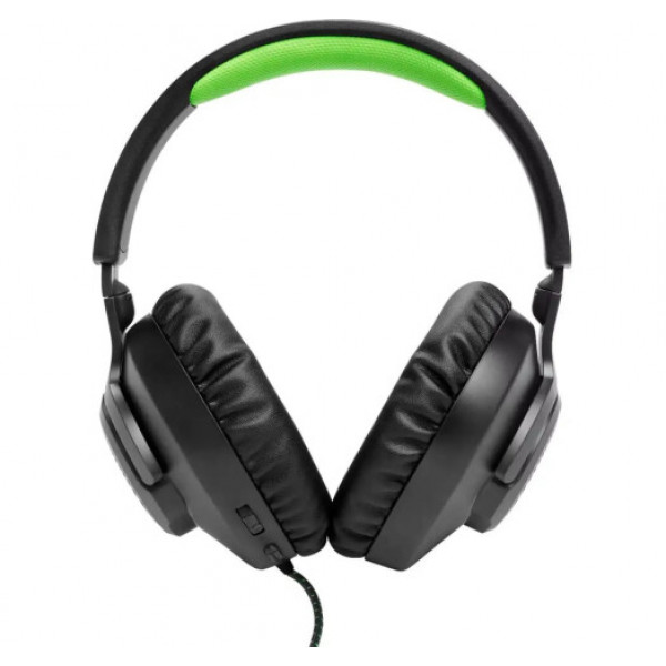 Фото - Гарнітура дротова ігрова JBL Quantum 100X Console Black (JBLQ100XBLKGRN)