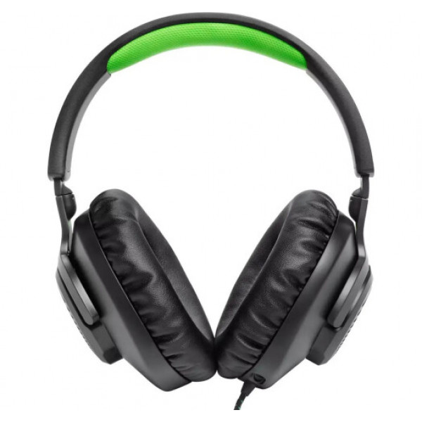 Фото - Гарнітура дротова ігрова JBL Quantum 100X Console Black (JBLQ100XBLKGRN)