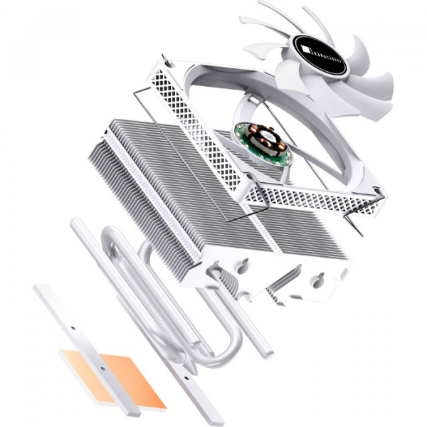 Фото - Процесорний кулер Jonsbo HX4170D White