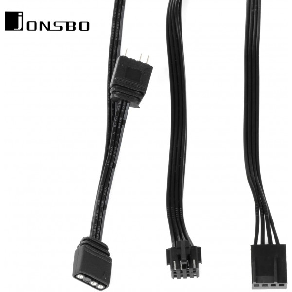 Фото - Корпусный вентилятор Jonsbo ZG-120BR 3in1 Reverse  Black