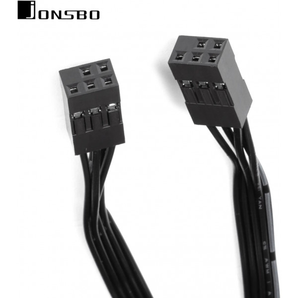 Фото - Корпусный вентилятор Jonsbo ZG-120BR 3in1 Reverse  Black