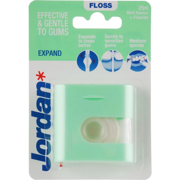 Фото - Зубна нитка Jordan Expand Fresh floss 25 м (6825600)