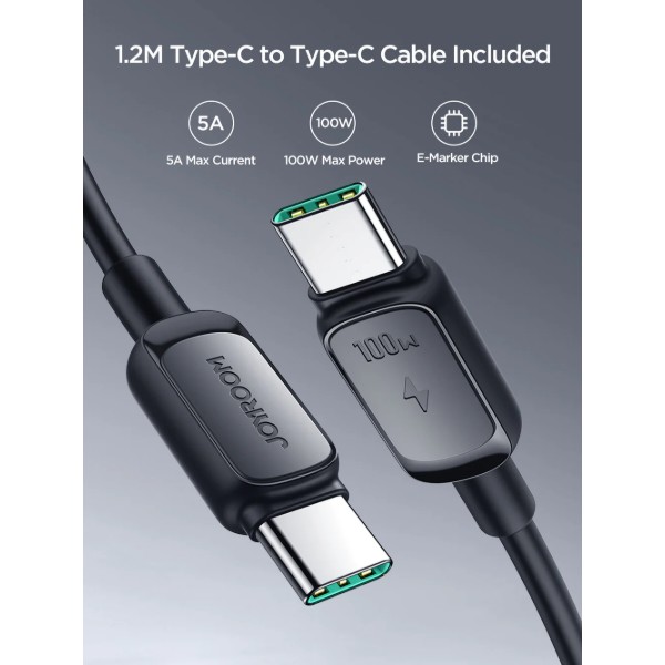 Фото - Батарея мобільна Joyroom 30000mAh 65W USB-A QC3.0 Black (JR-PBF05)