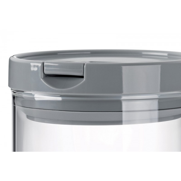 Фото - Ємність для сипучих Kela Arik Grey 0.6 л 10.5х11 см (12107)