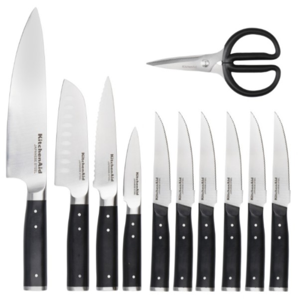 Фото - Набор ножей KitchenAid Coreline 11 пр. (KAG12STSNBXOBQ)