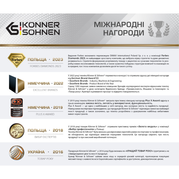 Фото - Генератор бензиновий Konner&Sohnen KS12-1E1/3ATSR