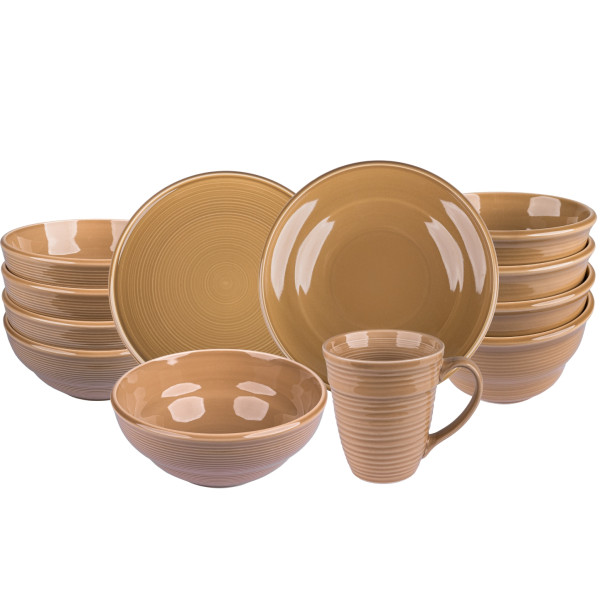 Фото - Тарілка десертна Krauff 21,5 см Zen Brown (24-320-022)