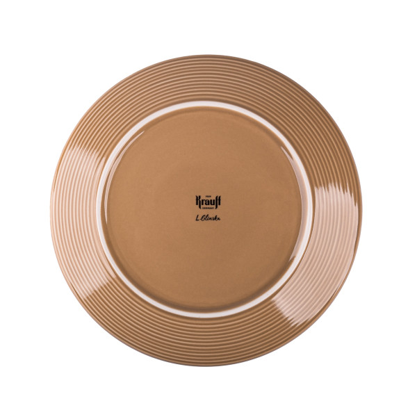 Фото - Тарілка десертна Krauff 21,5 см Zen Brown (24-320-022)