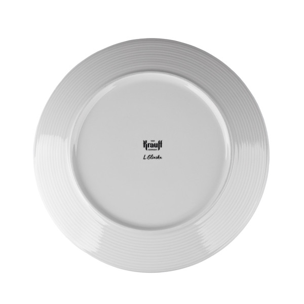 Фото - Тарелка обеденная Krauff 25,2 см Zen White (24-320-023)