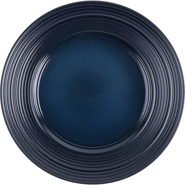 Фото - Тарелка обеденная Krauff 25,4 см Lucerne Black&Blue (24-320-009)
