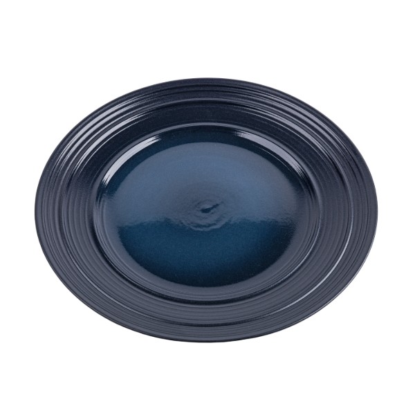 Фото - Тарелка обеденная Krauff 25,4 см Lucerne Black&Blue (24-320-009)