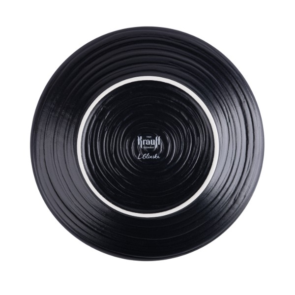 Фото - Тарелка обеденная Krauff 25,4 см Lucerne Black&Blue (24-320-009)