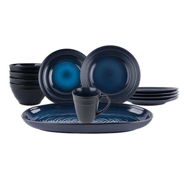 Фото - Чашка Krauff 390 мл Lucerne Black&Blue (24-320-001)