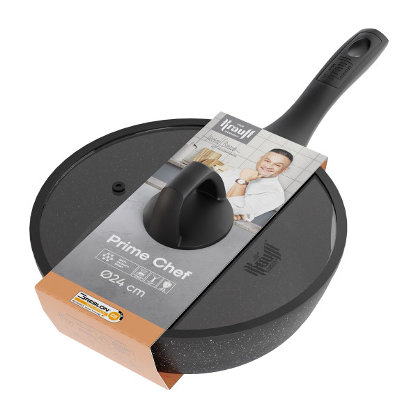 Фото - Сковорода універсальна Krauff Prime Chef 24 см (25-45-223)