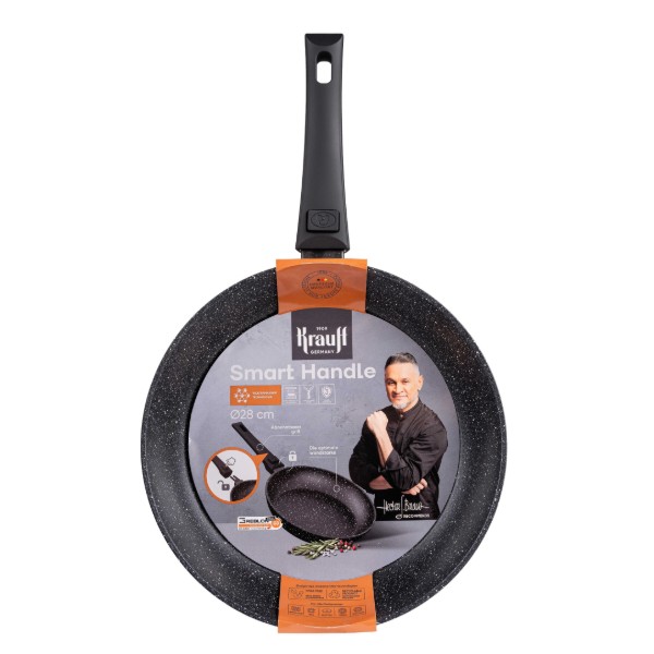 Фото - Уцінка - Сковорода універсальна Krauff SMART HANDLE 28 см (25-305-082)