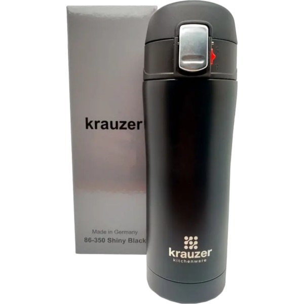 Фото - Термокружка Krauzer 500 мл (86-500 Matte Black)