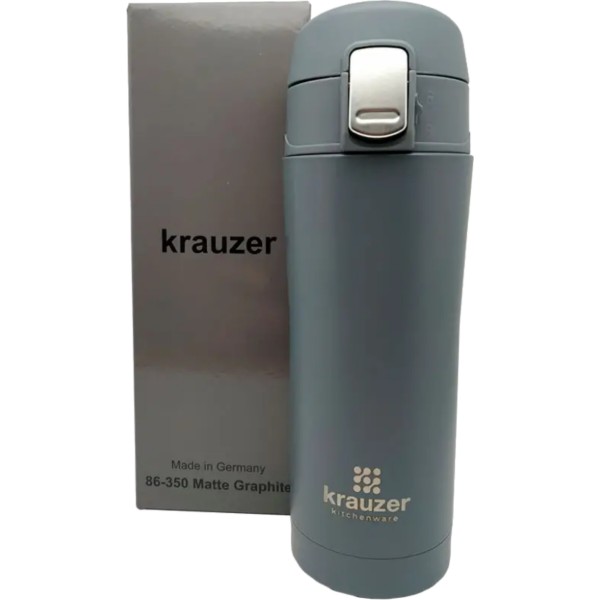 Фото - Термочашка Krauzer 500 мл (86-500 Matt Graphite)