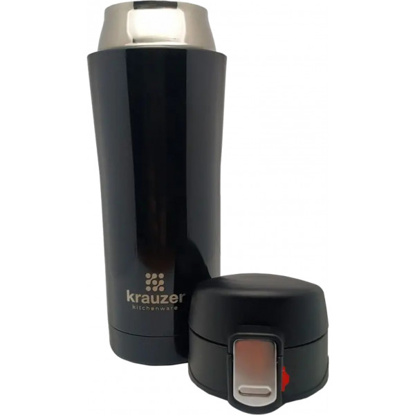Фото - Термочашка Krauzer 350 мл (86-350 Shiny Black)