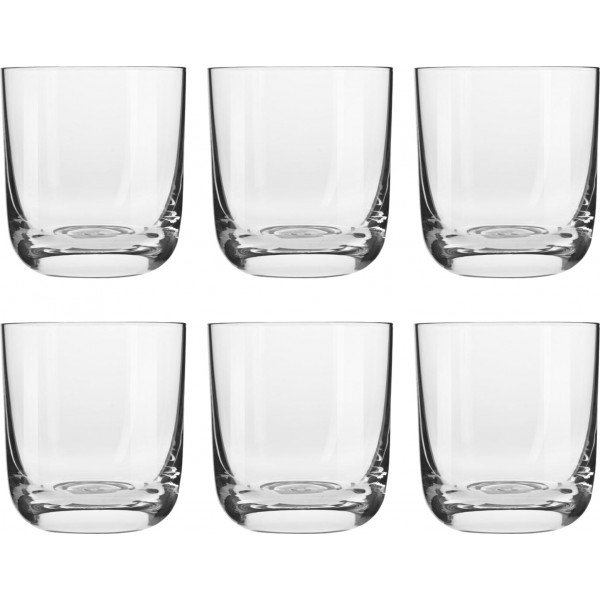 Фото - Набір склянок для віскі Krosno GLAMOUR 300 мл 6 шт. (876986