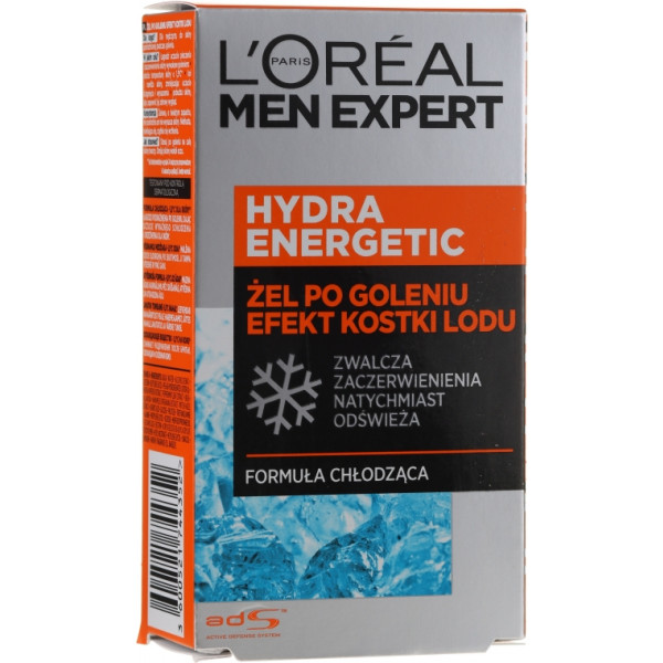 Фото - Гель после бритья L'Oreal Paris Men Expert Гидра Энергетик Ледяной эффект 100 мл (3600521744154)