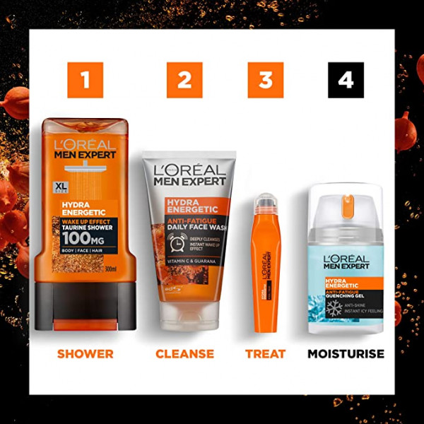Фото - Гель после бритья L'Oreal Paris Men Expert Гидра Энергетик Ледяной эффект 100 мл (3600521744154)