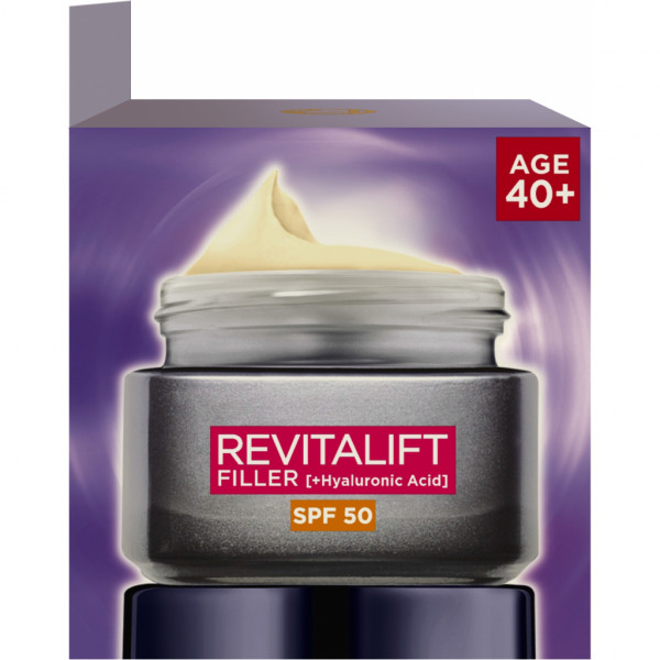 Фото - Крем для обличчя L'Oreal Paris Revitalift Filler Х3 Антивіковий SPF-50 50 мл (3600523982745)