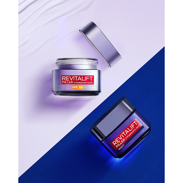 Фото - Крем для обличчя L'Oreal Paris Revitalift Filler Х3 Антивіковий SPF-50 50 мл (3600523982745)