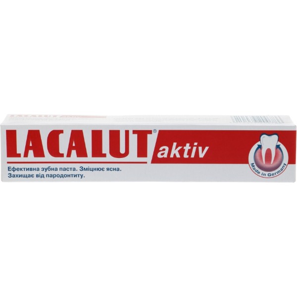 Фото - Зубная паста Lacalut aktiv 50 мл (4010439200786)